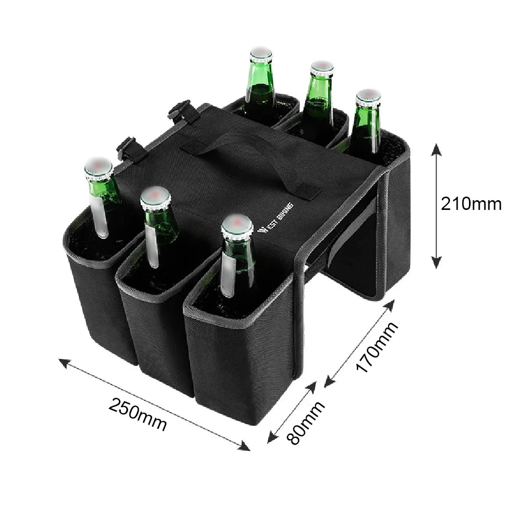 Rearseat Drink Bottle Bag Bike Water Bottle Holder Cycling Storage Bag X2457