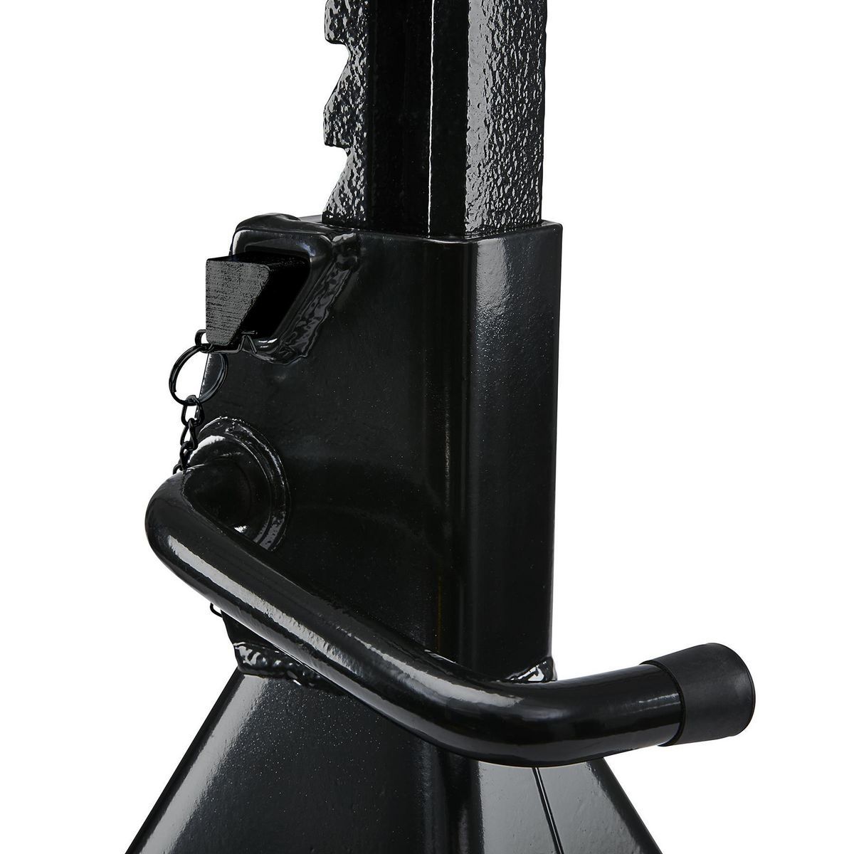 12 Ton Heavy Duty Ratcheting Jack Stands, Black D5053