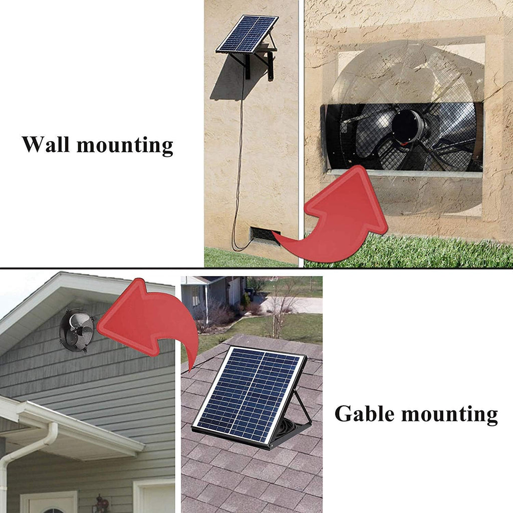 Solar Powered Exhaust Fan with Thermostat A331