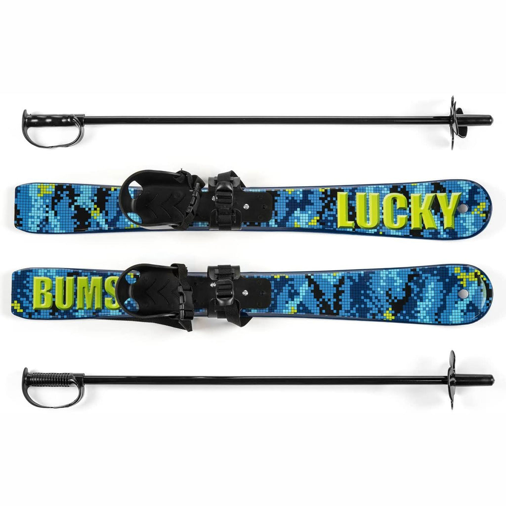 Plastic Skis with Poles 70 cm W6118