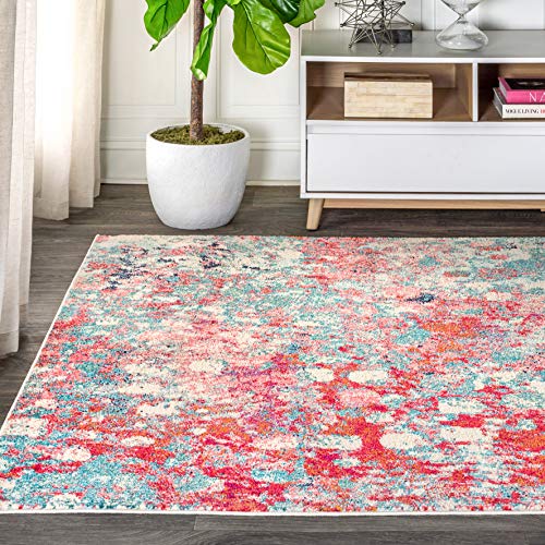Blue/Red 8 ft. x 10 ft. Area Rug H94431