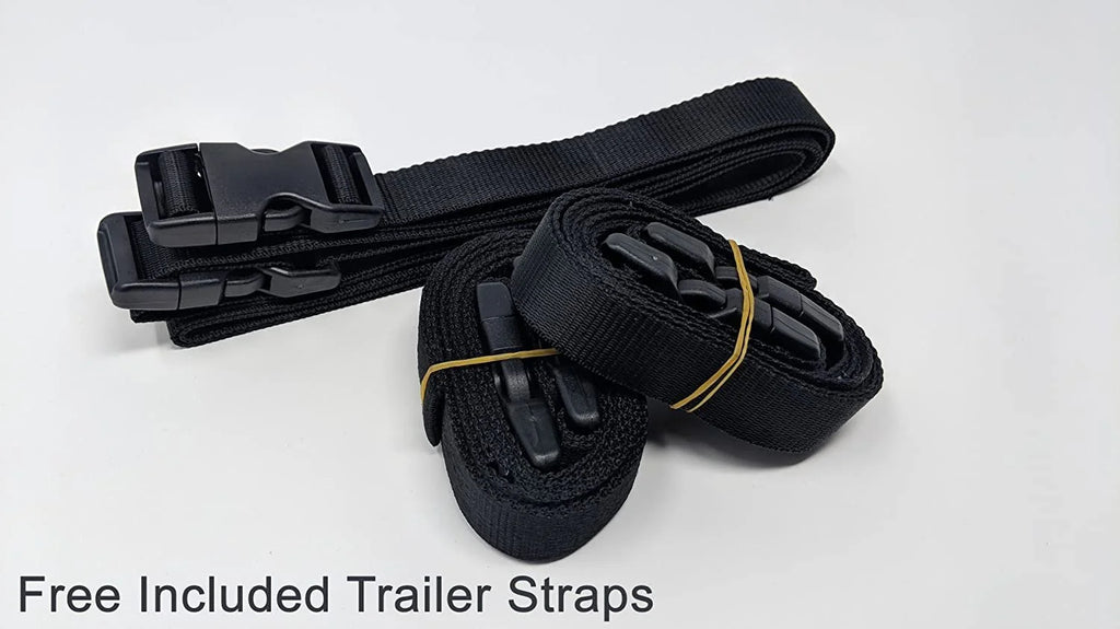 Gray/Black Trailerable Jet Ski Cover with Trailer Straps and Storage Bag Q1341