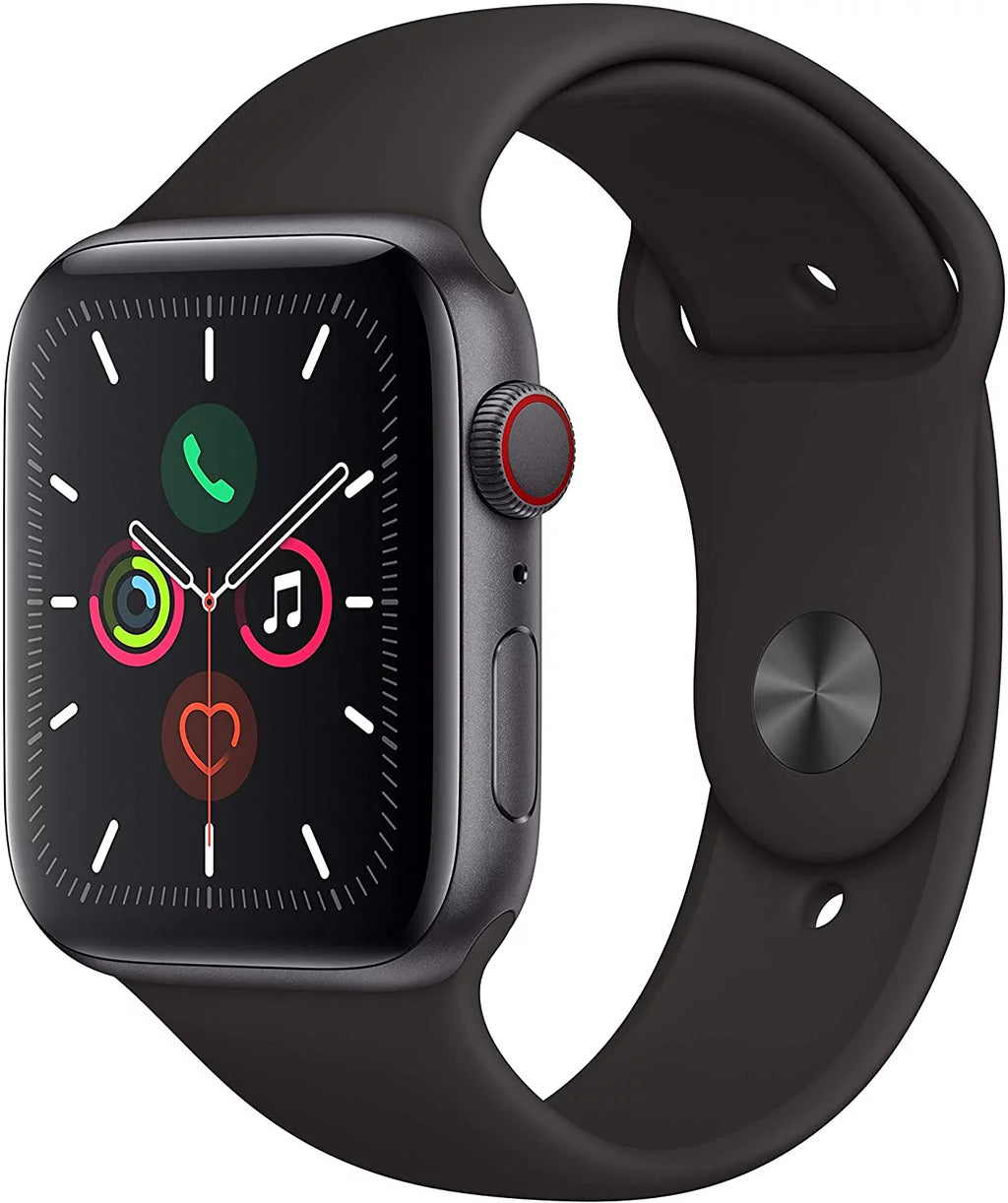 Apple Watch Series 5 40mm GPS Cellular Space Gray Aluminum Case with Black Sport Band Q19296