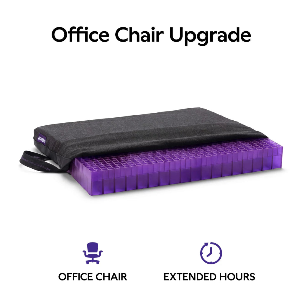 Purple Double Seat Cushion 18" x 16" GelFlex Grid A690226