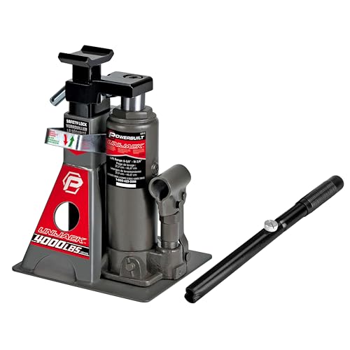 3 Ton Bottle Jack and Jack Stands with 6000 Pound Capacity R911