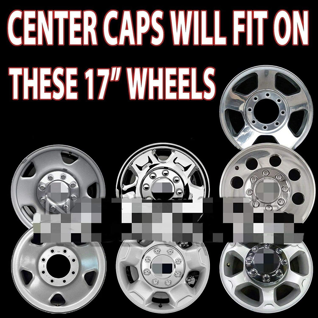 Chrome 8 Lug Wheel Center Hub Caps W667