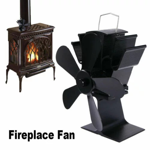 5 Blades Fireplace Fan N43727