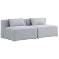 Grey Linen Modular Sofa J571274