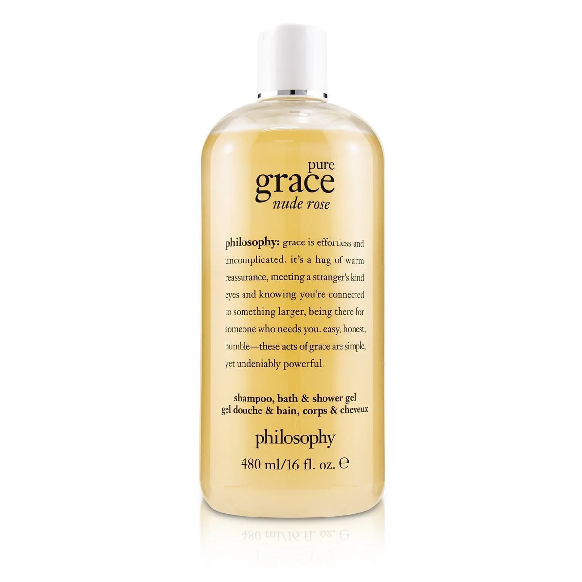 Pure Grace Nude Rose Shampoo, Bath & Shower Gel 480ml/16oz V39250