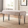Faux Fur Ottoman Bench O859