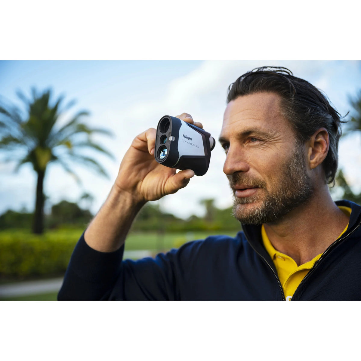 Golf Rangefinder with OLED Display Bundle with Stainless Steel 7-in-1 Golf Tool F641390