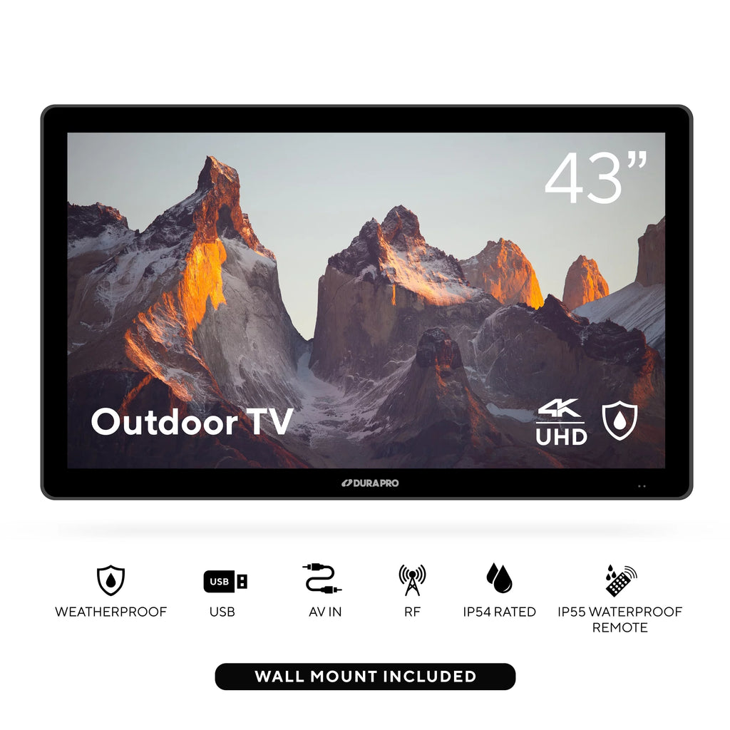 43 Outdoor Partial Shade 4K UHD LED TV with Waterproof Remote I741761