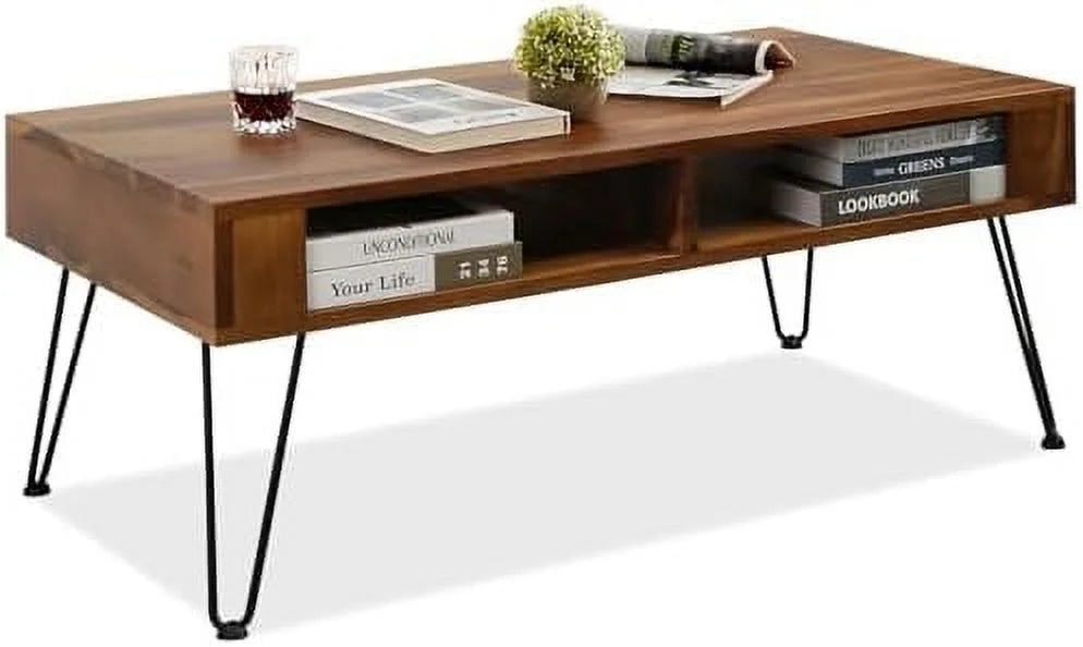39.4 Inches Coffee Table with 4 Hairpin Legs H373433