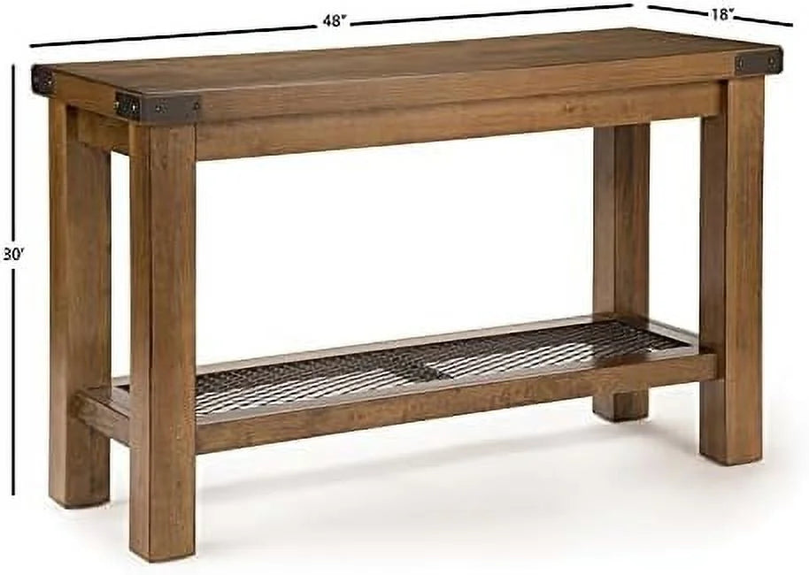 Distressed Oak Console Table C1250