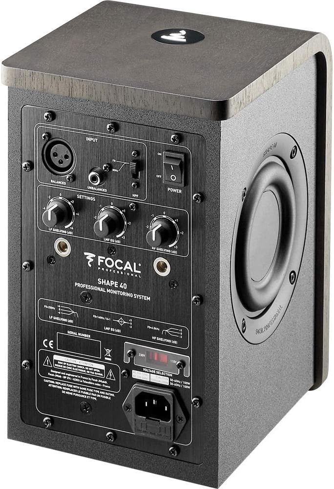 Active 2-Way Studio Speaker Monitor with Isolation Pad & Cable X931989