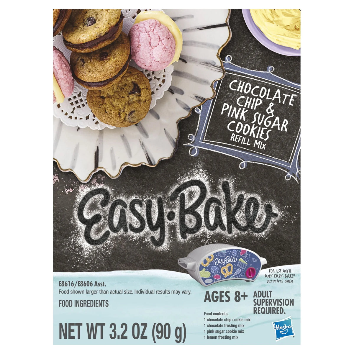 Chocolate Chip and Pink Sugar Cookies Refill Mix, 3.2 oz G697877