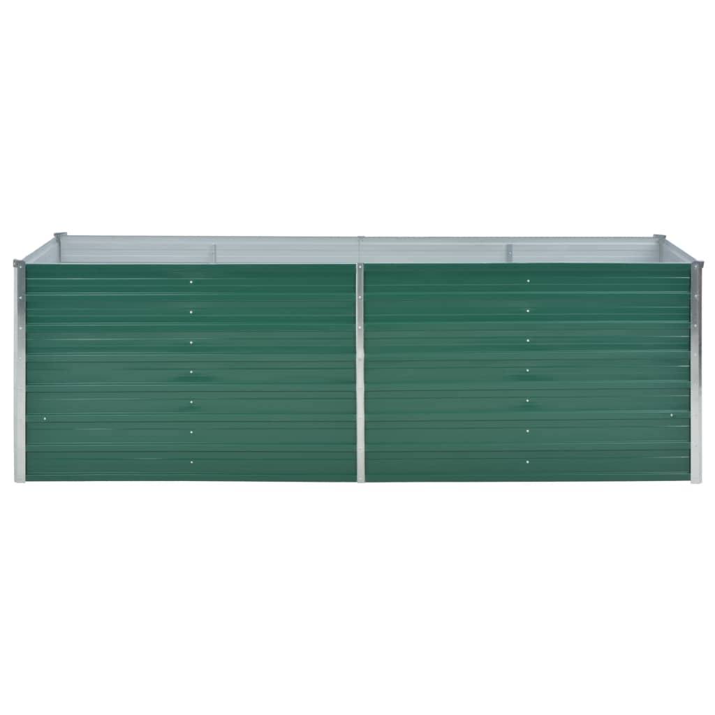 Galvanized Steel Garden Raised Bed Gray N425563