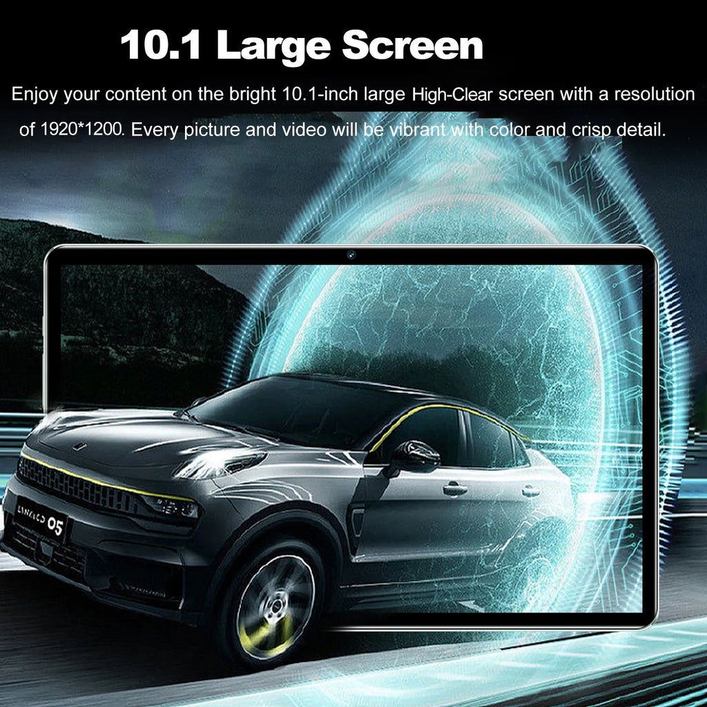 10.1 inch Tablet with 8GB+256GB Storage E715