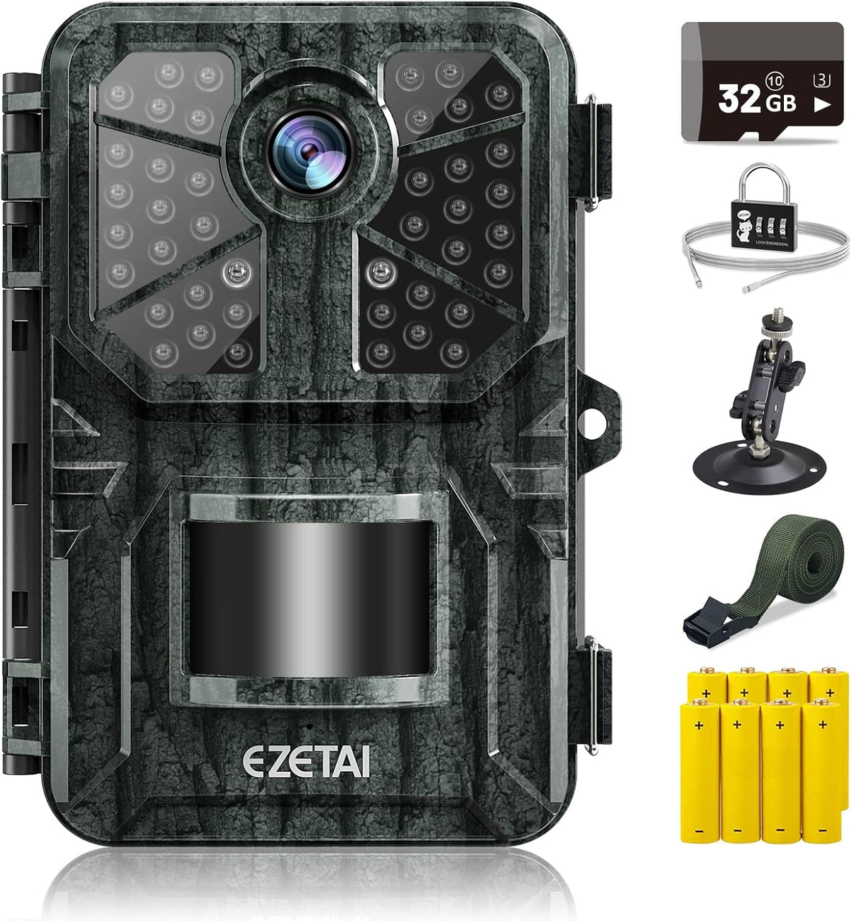 20MP Wireless Trail Camera with 940nm No Glow Night Vision Motion Activated IP66 Waterproof Hunting Camera Q291