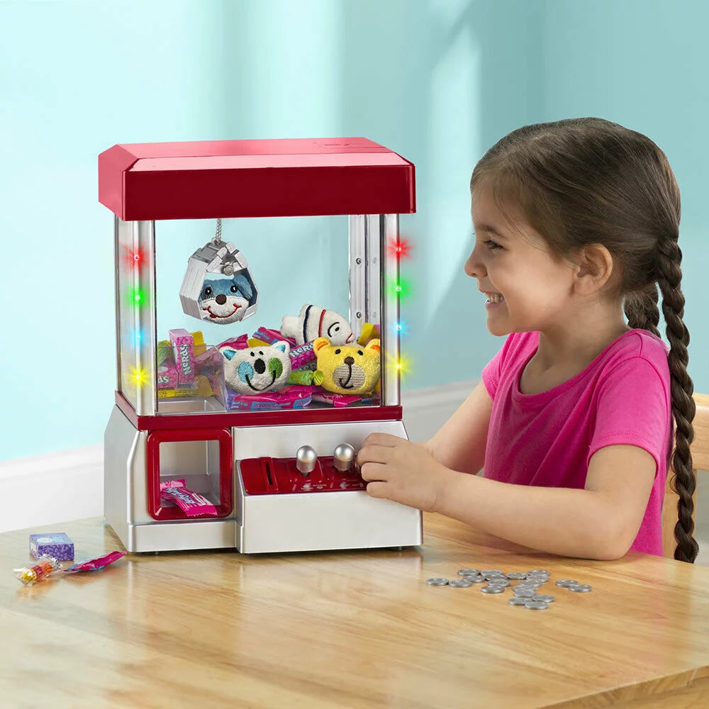 Claw Machine Arcade Game Candy Grabber Prize Dispenser Toy V870601