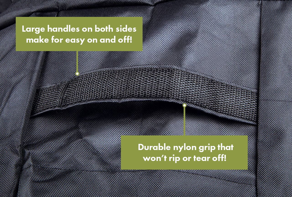 Black Heavy-Duty Rectangular Grill Cover R365