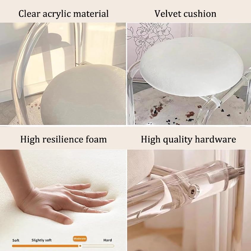 Grey Acrylic Dining Chair P54369