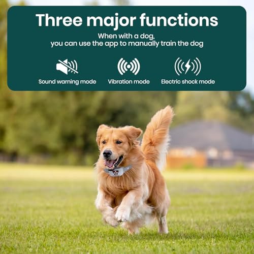 Electric Dog Fence Wireless Containment System with Waterproof Training Collar J56540