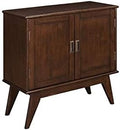 Solid Wood Storage Cabinet in Auburn Brown I5129