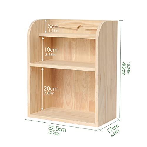 Double-Layer Wood Desktop Storage Rack Z658494