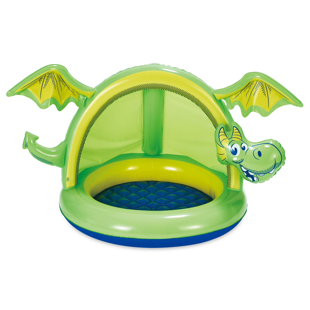 Inflatable Dragon Shade Pool, Cushioned Base, 51" x 40" x 32" R3889