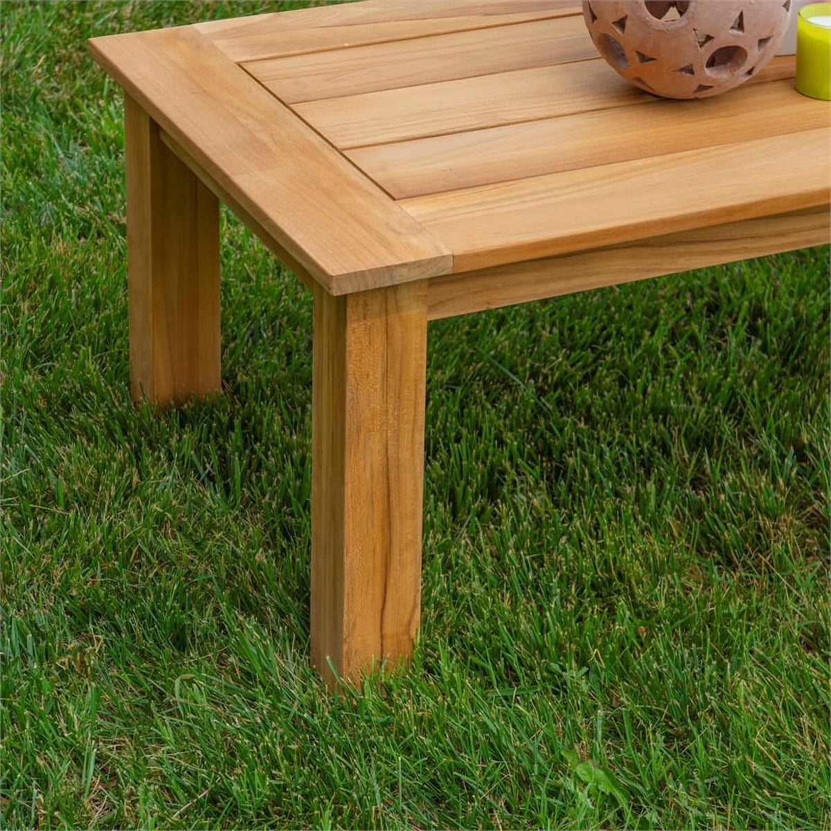 Solid Teak Outdoor Coffee Table U45665
