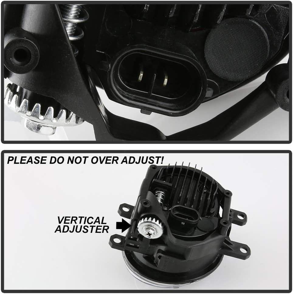 LED Bumper Fog Lights Lamps with Switch Assembly Driver & Passenger Side V2092
