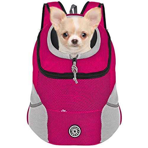 Dog Backpack Carrier Pet Carrier for Small Medium Dogs Breathable Adjustable with Reflective Strips N238