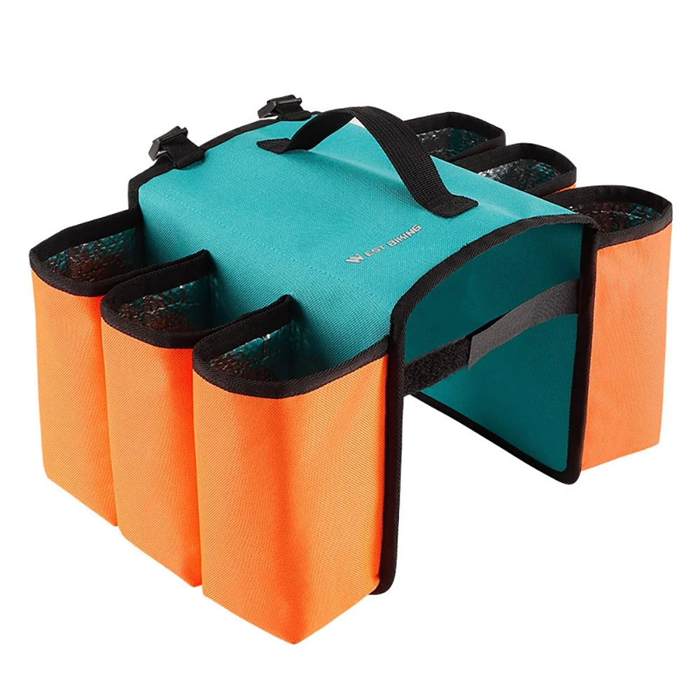 Rearseat Drink Bottle Bag Bike Water Bottle Holder Cycling Storage Bag X2457