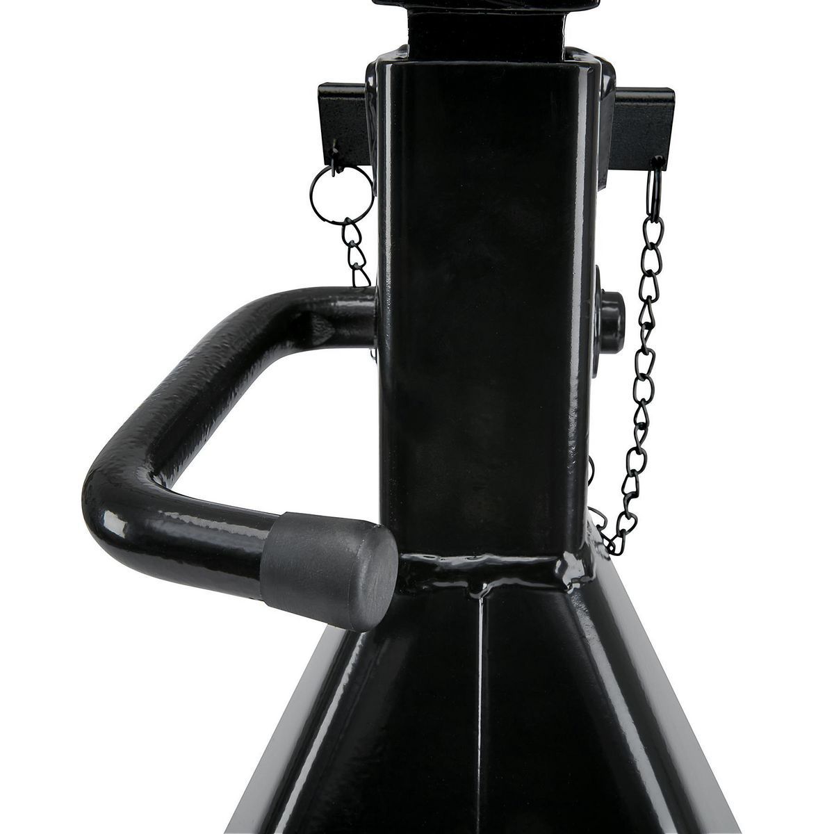 12 Ton Heavy Duty Ratcheting Jack Stands, Black D5053