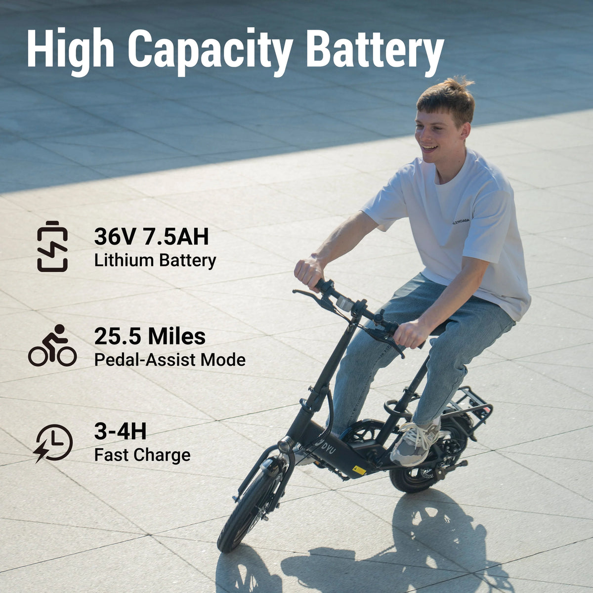 14 Folding Electric Bike 350W 36V 7.5AH H169