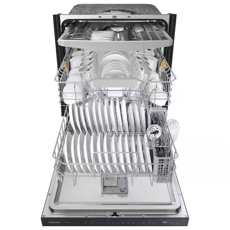 46 dBA Dishwasher with StormWash and AutoRelease Door in Matte Black J534