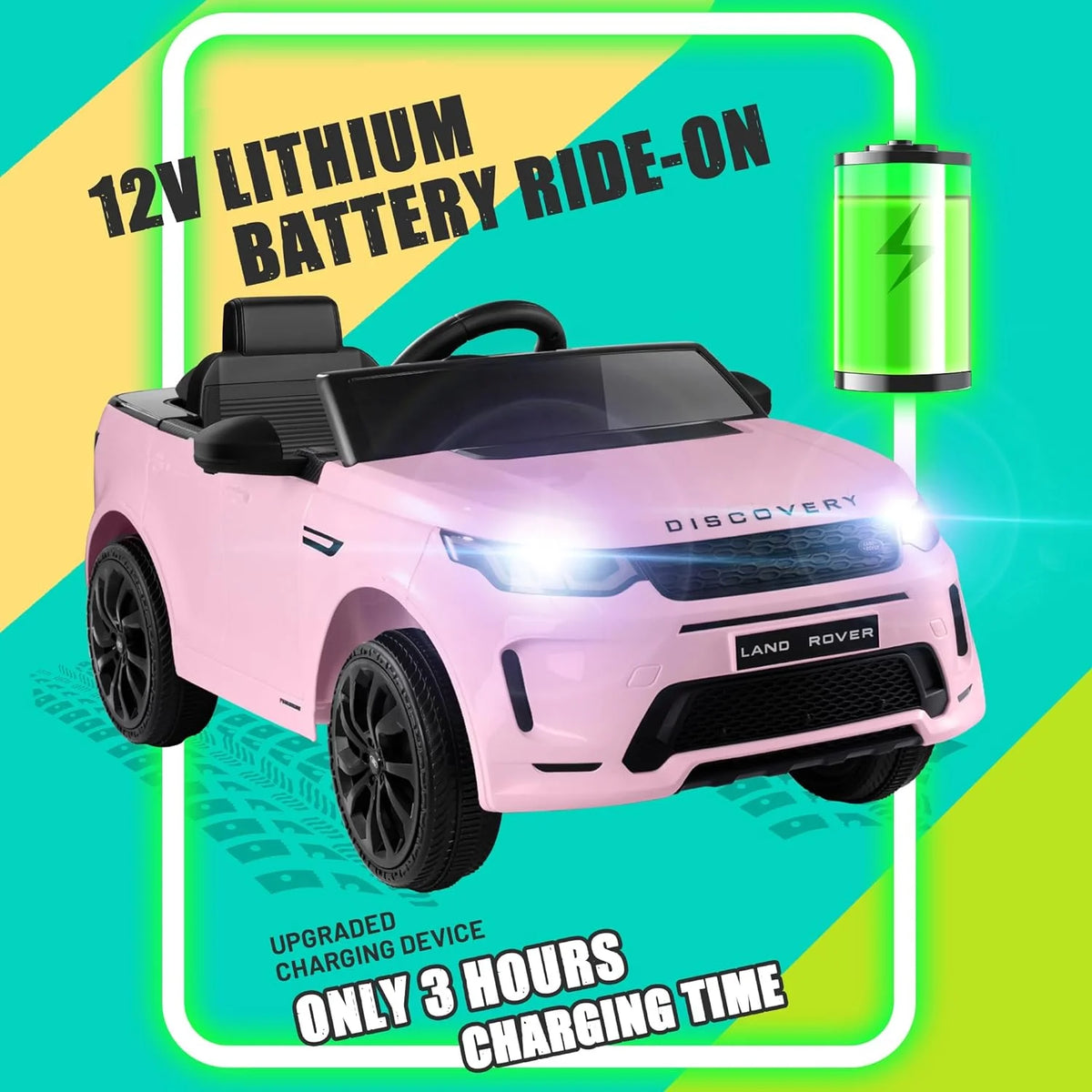 12V Lithium Battery Powered Kids Ride on Car with Parent Control N415987
