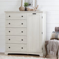 5 Drawer Winter Oak Dresser F7110