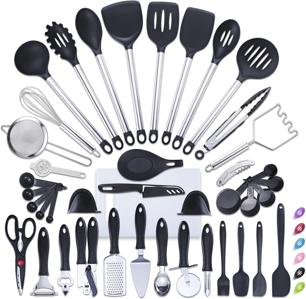 42Pcs Nylon Non-Stick Cooking Utensils Set W28982