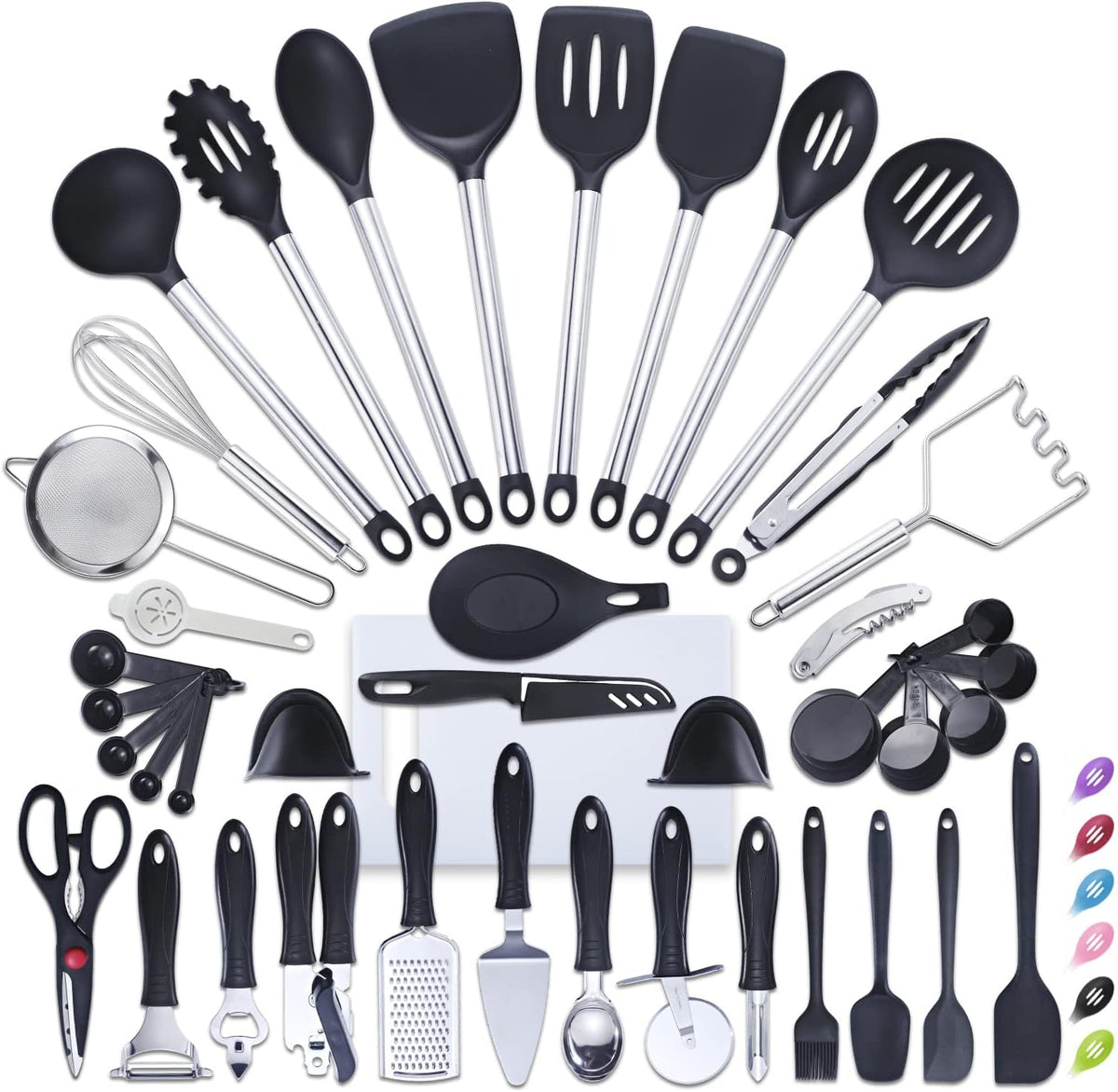 42Pcs Nylon Non-Stick Cooking Utensils Set W28982
