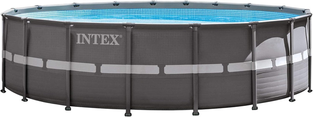 18ft x 52in Ultra Frame Pool Set with Sand Filter Pump, Ladder, Ground Cloth & Pool Cover W9034