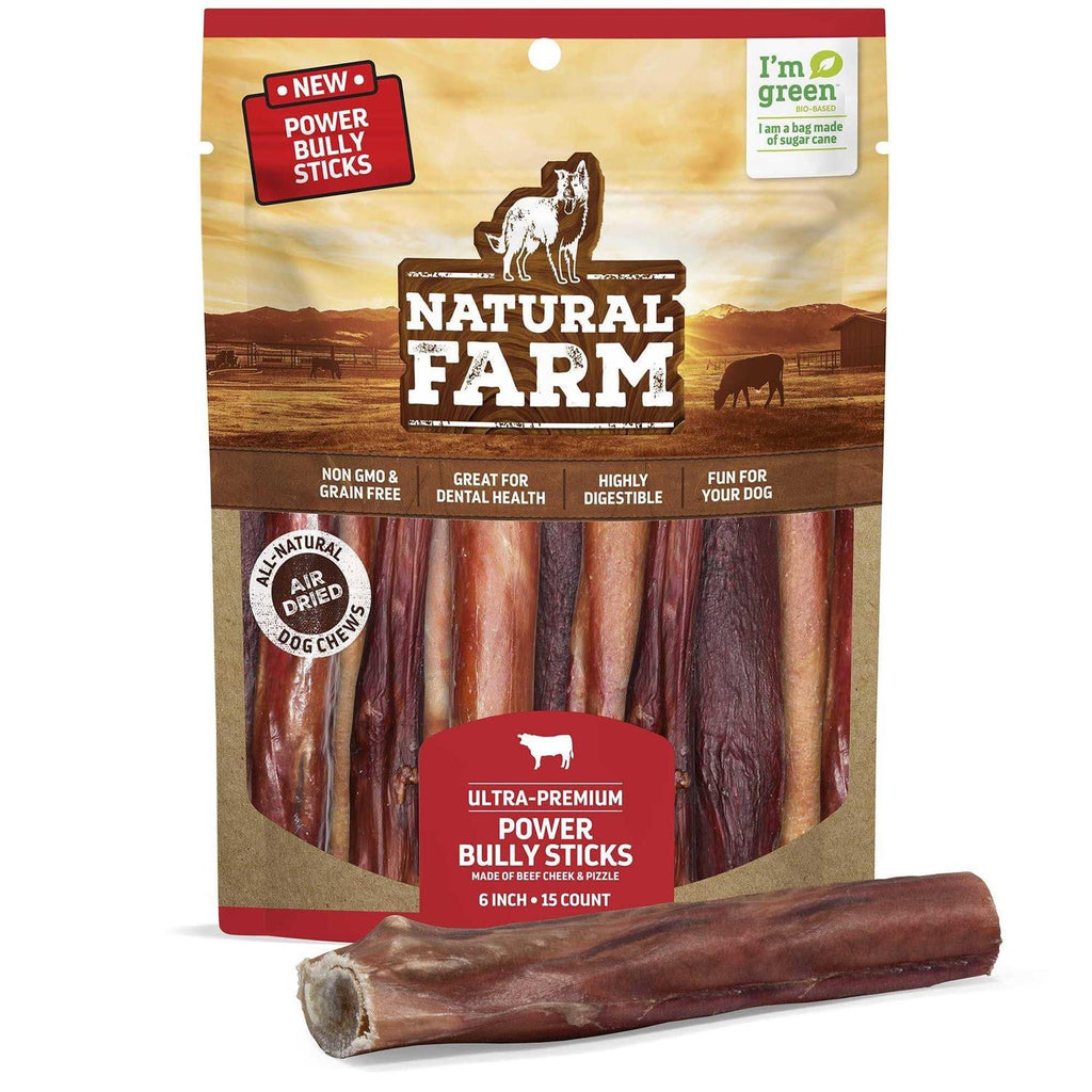 Power Bully Sticks Dog Treats W226107