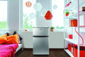 3.1 Cu ft Two Door Mini Fridge with Freezer G838