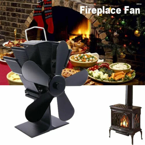 5 Blades Fireplace Fan N43727
