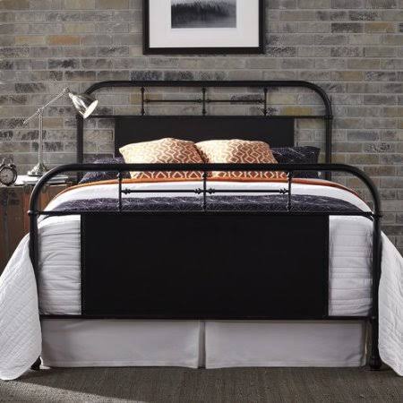 Queen Black Bed Y68471