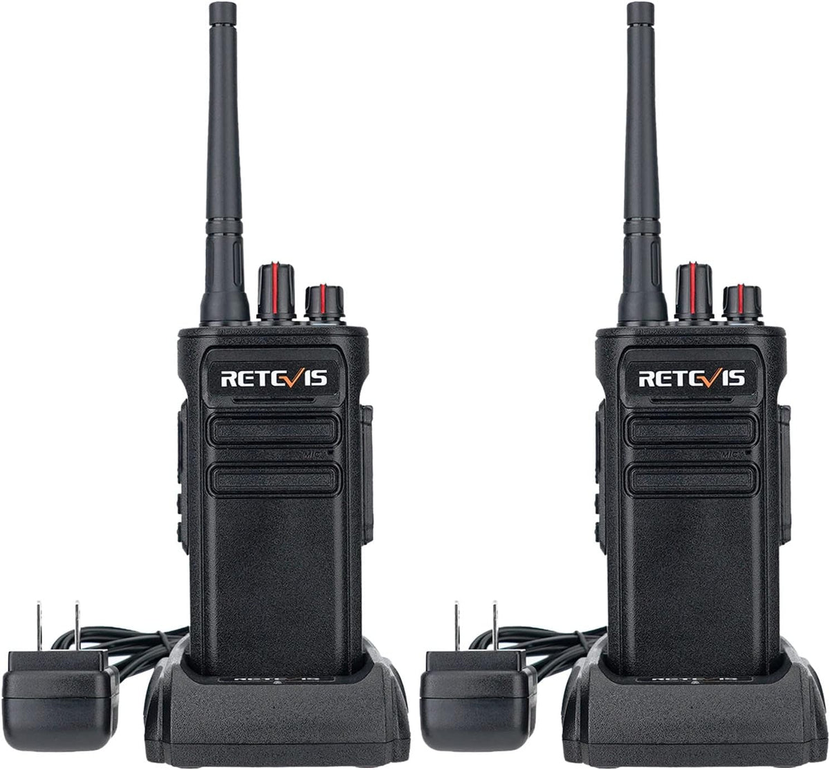 Waterproof GMRS Two Way Radios Rechargeable 1800mAh 2 Pack J907