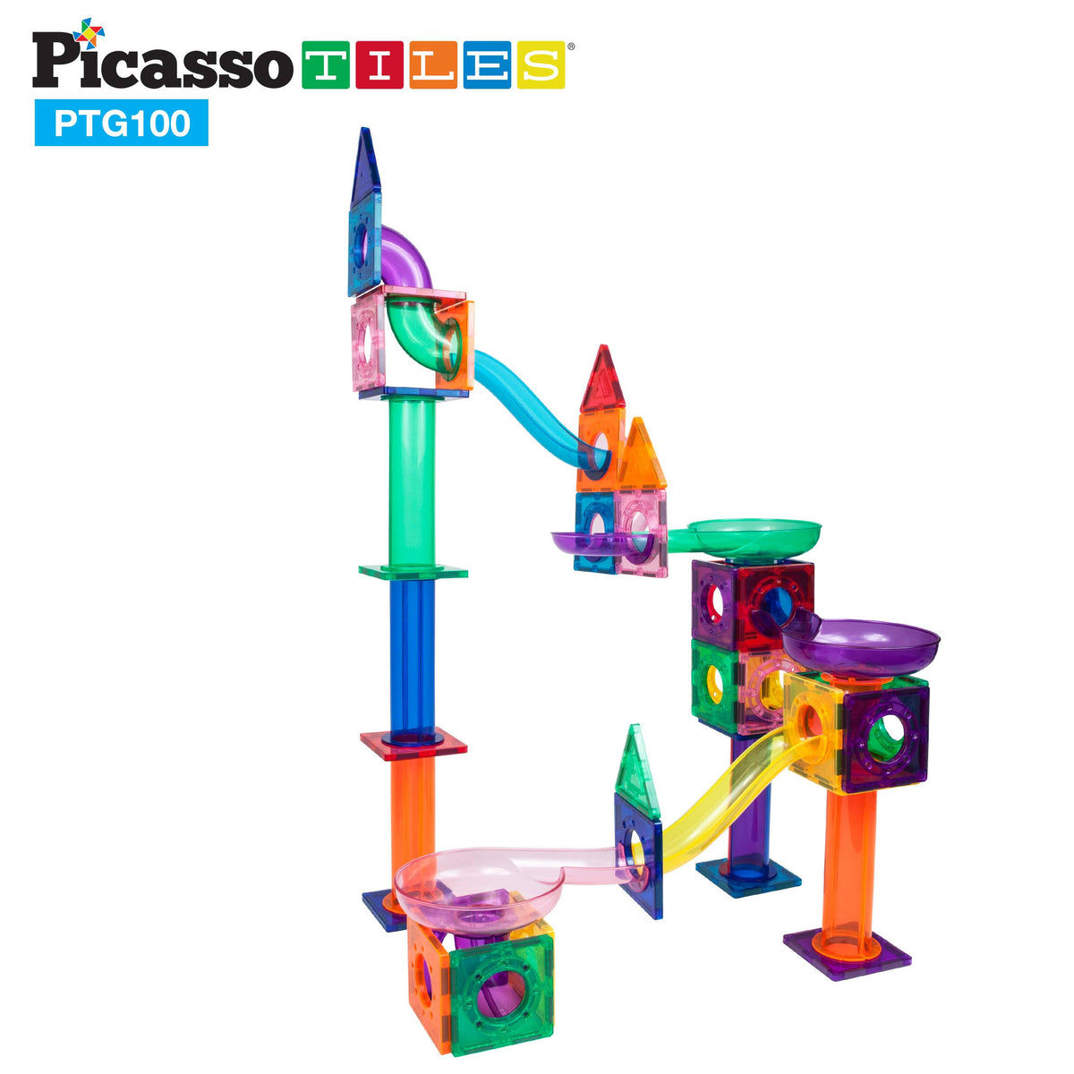 Magnetic Marble Run 100 Piece Building Set V8297