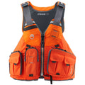 Orange Fishing Life Vest PFD with Pockets, Large/XL W5059