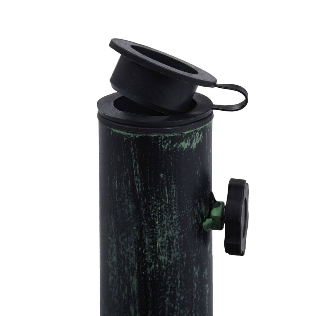 Green 26.5 lbs Cast Iron Umbrella Base R11748